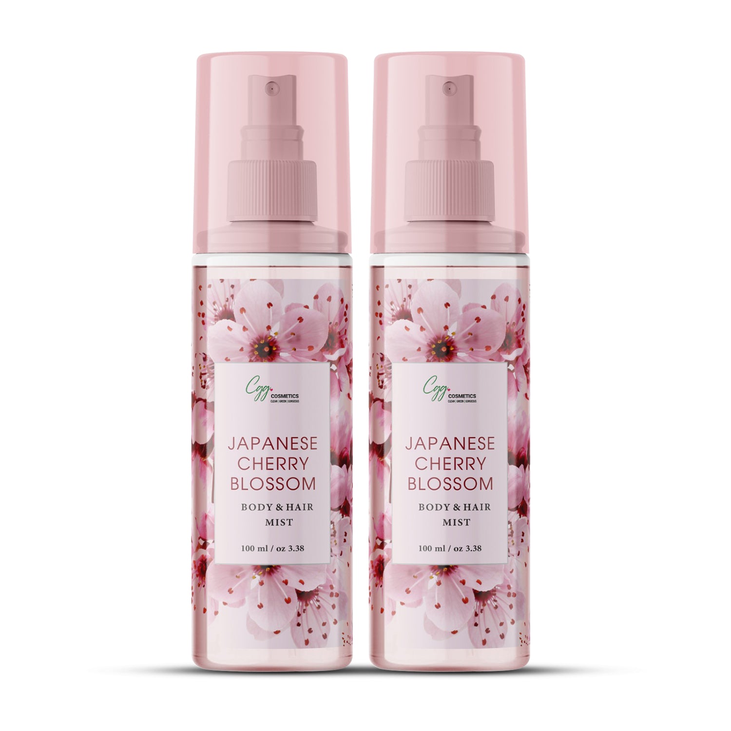 CGG Cosmetics Japanese Cherry Blossom Body Mist 100ml Pack Of 2