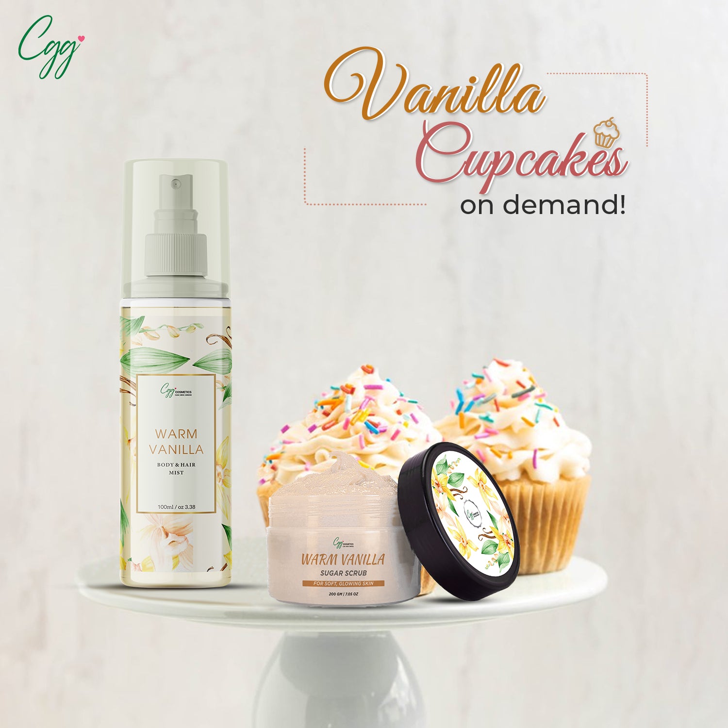 Vanilla cupcake body discount spray